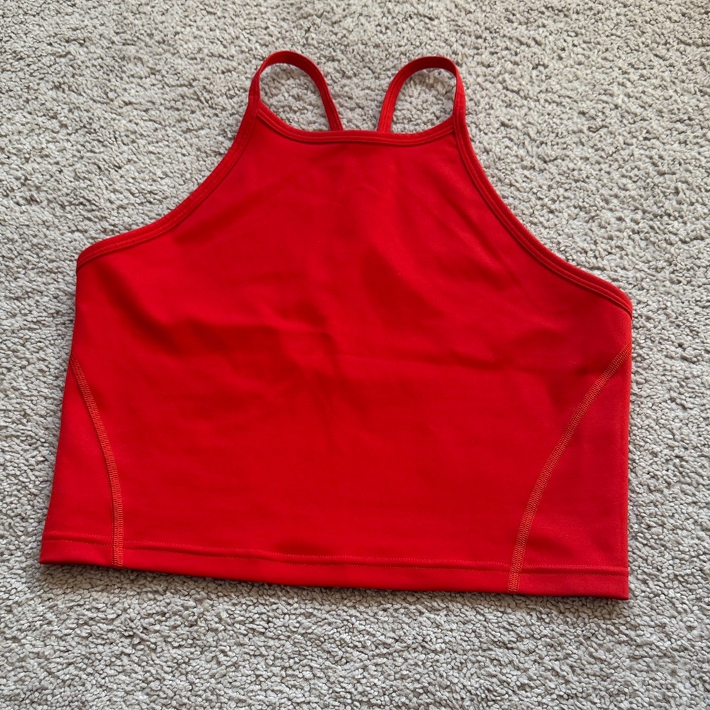Lululemon Wunder Train High-Neck Cross-Back Tank Top size 6